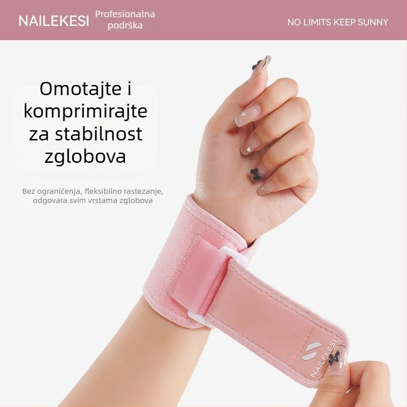Sportska potpora zapešća – poliesterna traka za zglob za tenis, badminton i košarku – unisex, odrasli