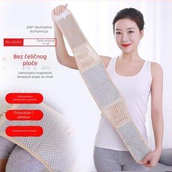 Jiufu Medicinski pojas za struk za sport — Glavni materijal: Fish Ribbon, Prozračna podrška lumbalne regije, Zaštita intervertebralnog diska, Za muškarce i žene