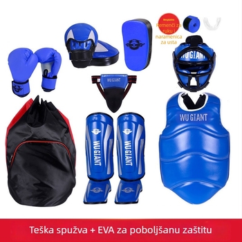 Sanda zaštitni set - 4-6 komada, kompletan set za trening borilačkih sportova