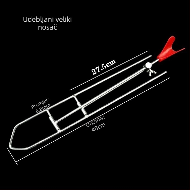 Željezna konzola za morski ribolov za ugradnju u zemlju – za ručnu i morsku štap, od željeza