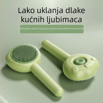 Četka za uklanjanje dlaka mačaka i psa — ABS četka Spanish Creek, uklanja otpuštene dlake, pogodna za dugokose mačke