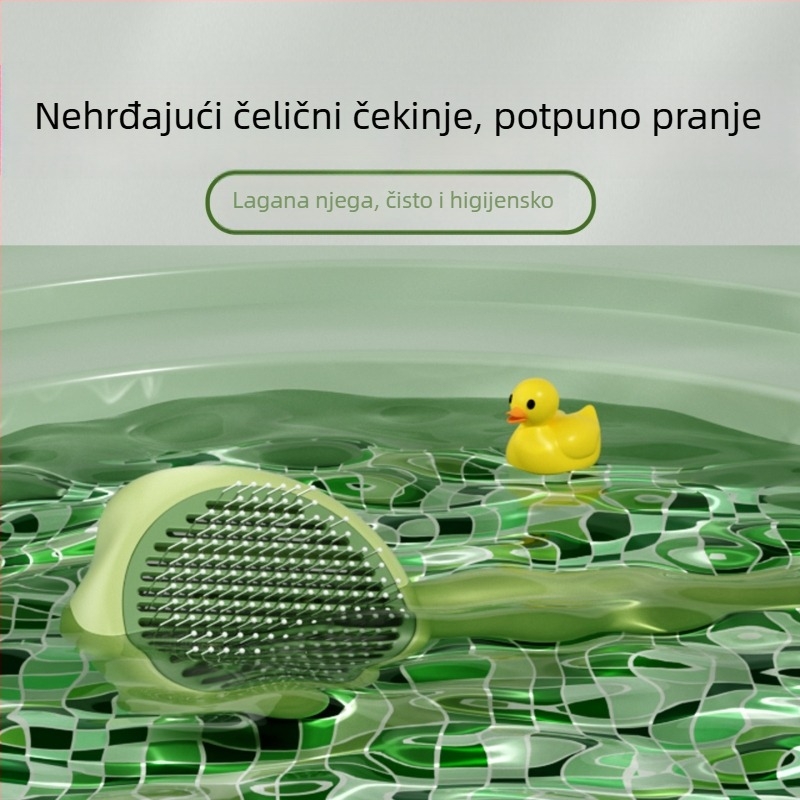 Četka za uklanjanje dlaka mačaka i psa — ABS četka Spanish Creek, uklanja otpuštene dlake, pogodna za dugokose mačke