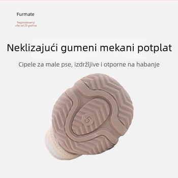 Prozračne mrežaste tenisice za male pse, za vanjsku upotrebu, s protukliznom gumom na potplatu