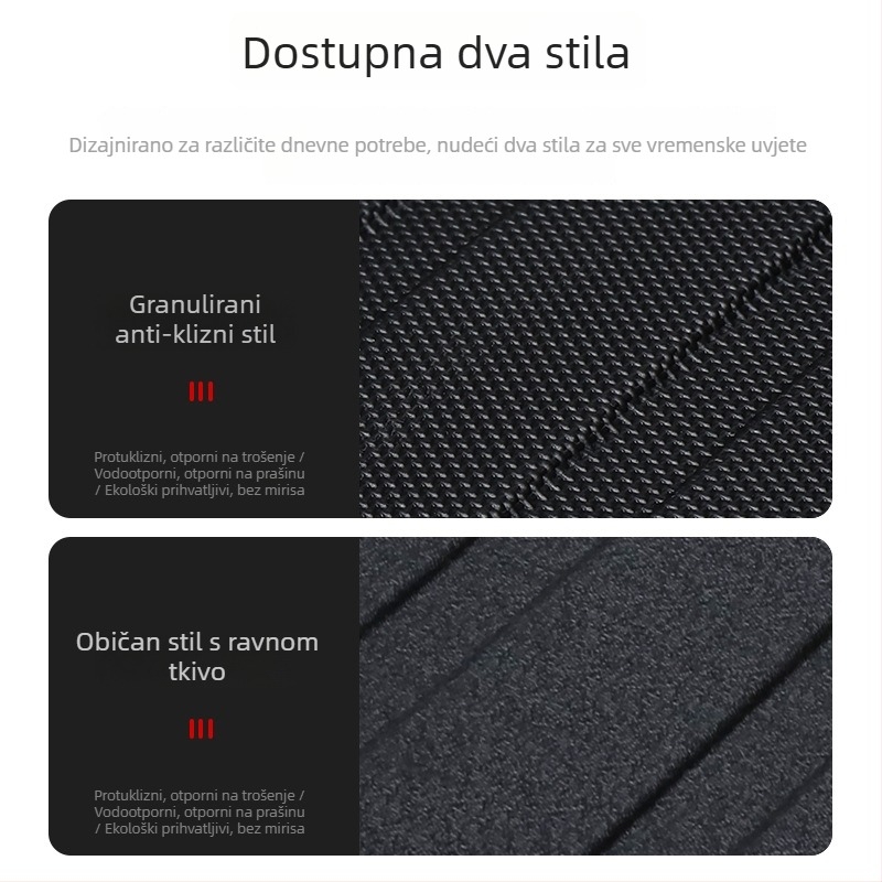 BYD Yuan Plus mat za prtljak s potpunim pokrivanjem, Strange Fox auto dijelovi, materijal TPE+XPE protuklizan