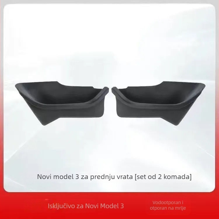 Tesla Model 3/Y unutarnji set za skladištenje u vratima – Model 012
