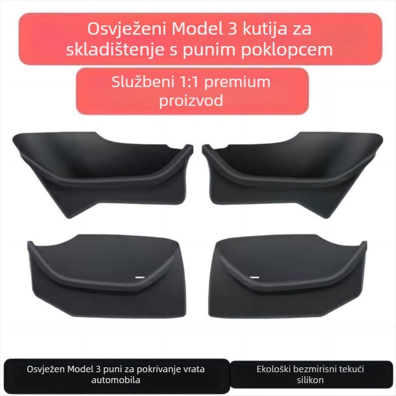 Tesla Model 3/Y unutarnji set za skladištenje u vratima – Model 012