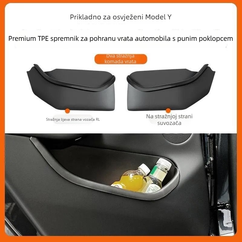 Tesla Model 3/Y unutarnji set za skladištenje u vratima – Model 012