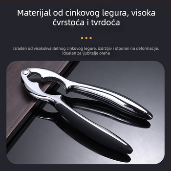 Anrun Višenamjenski ljuštitelj orašastih plodova od cinkove legure – otvarač ljuske za orahe, pinjole i pekane