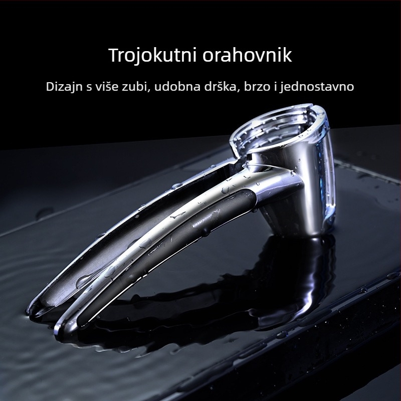 Anrun Višenamjenski ljuštitelj orašastih plodova od cinkove legure – otvarač ljuske za orahe, pinjole i pekane