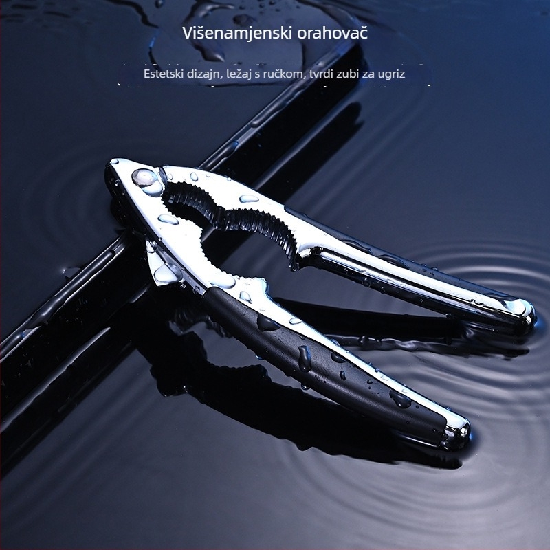 Anrun Višenamjenski ljuštitelj orašastih plodova od cinkove legure – otvarač ljuske za orahe, pinjole i pekane