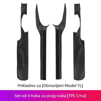 Prag traka za Tesla YL, PP materijal, ljepilo za ugradnju, bočna strana vozila