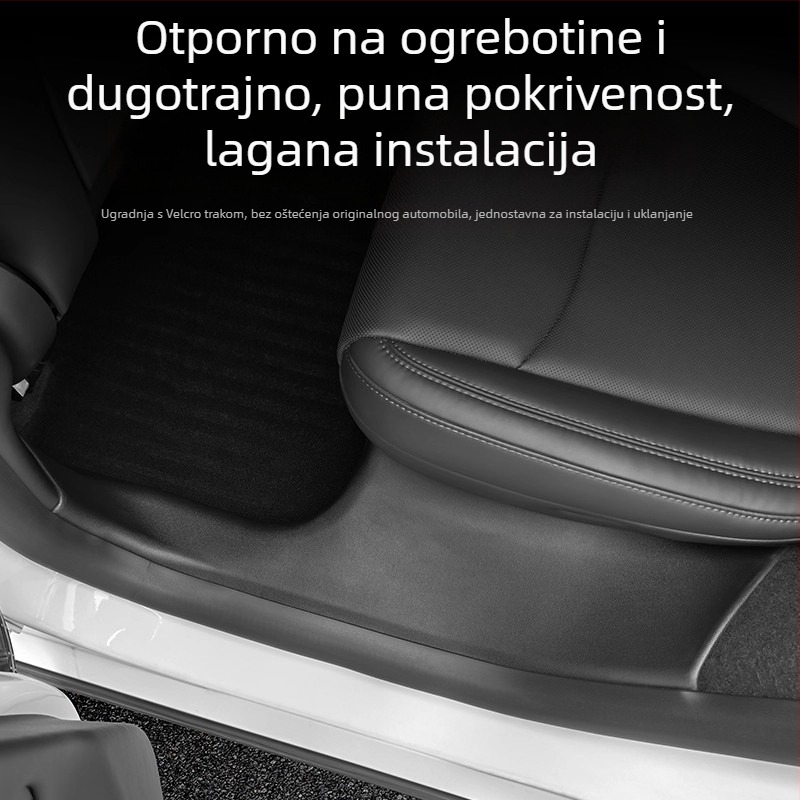 Prag traka za Tesla YL, PP materijal, ljepilo za ugradnju, bočna strana vozila