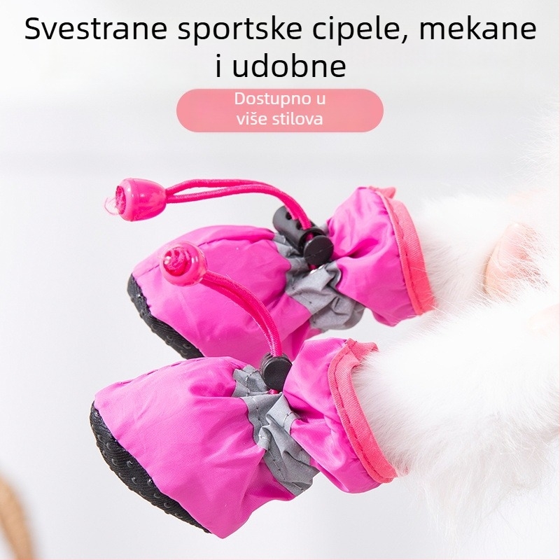 Patike za pse s mekanom potplatom, poliester, protuklizno, ležerni stil, opća uporaba
