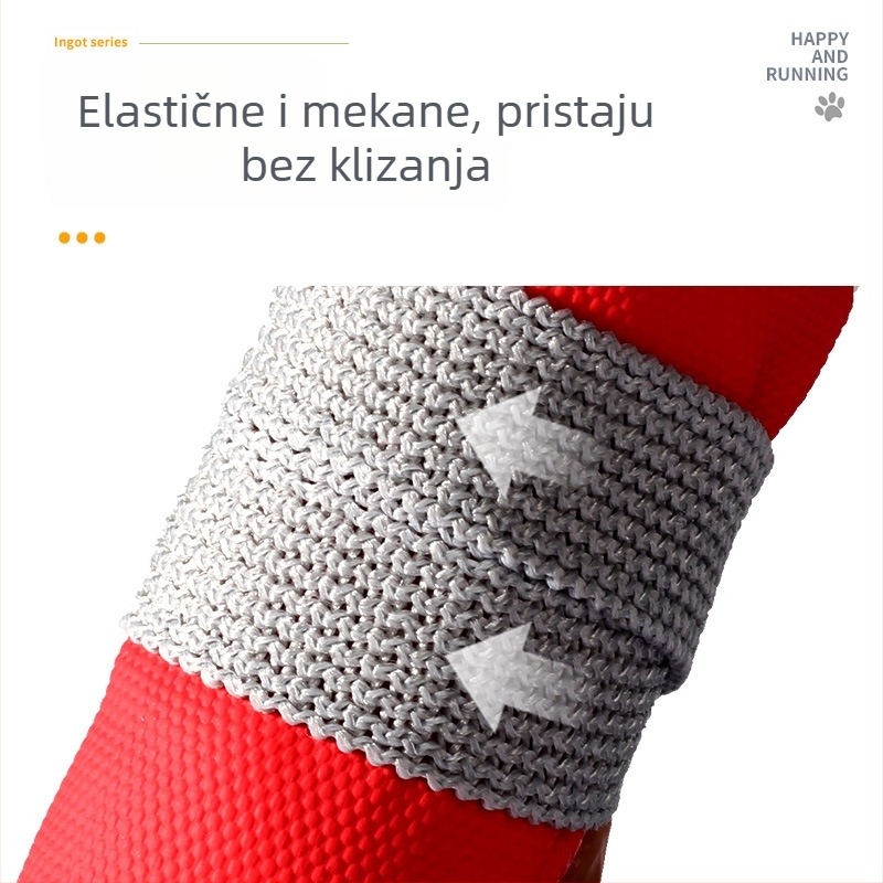 Vodootporne zimske cipele za pse s debelim flisom iznutra i mekšim pamukom na gornjoj strani