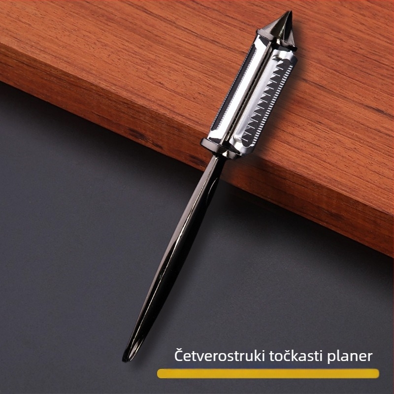 Oguljivač voća i povrća od cinkovog legura, kuhinjski višefunkcionalni alat (Materijal: cinkov legura; Funkcija: višefunkcionalna; Kategorija: oguljivač)