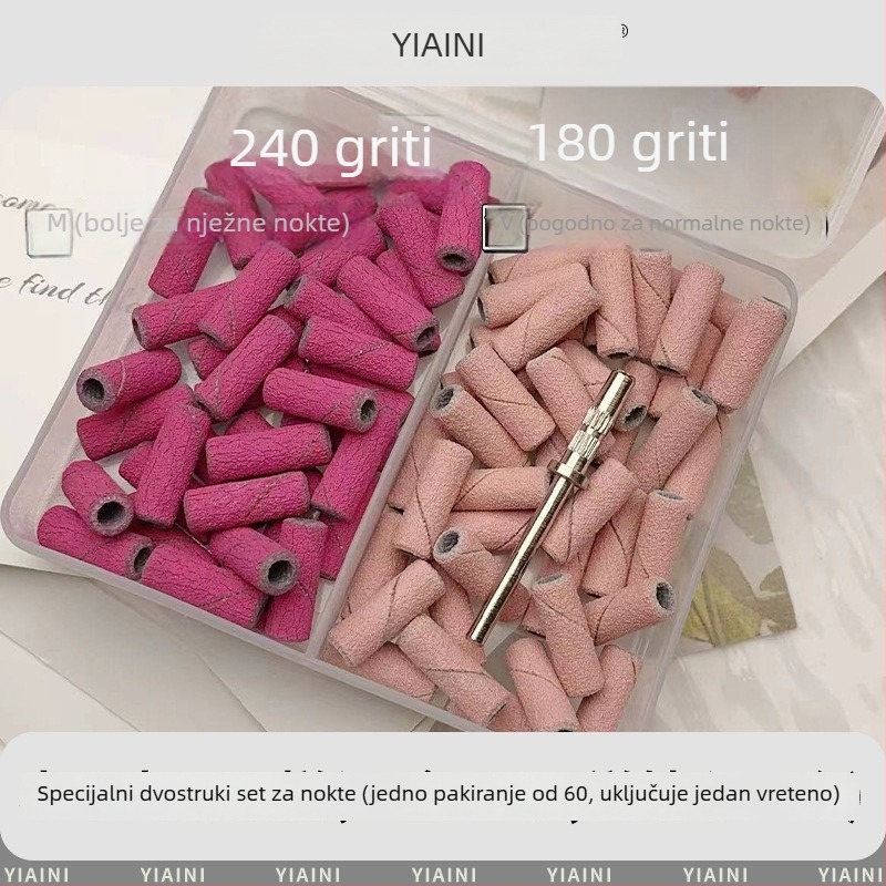 Mini alat za nokte za uklanjanje kožice i mrtve kože – izdržljiv pilnik za nokte s konstrukcijom od smole i nehrđajućeg čelika, za kućnu upotrebu