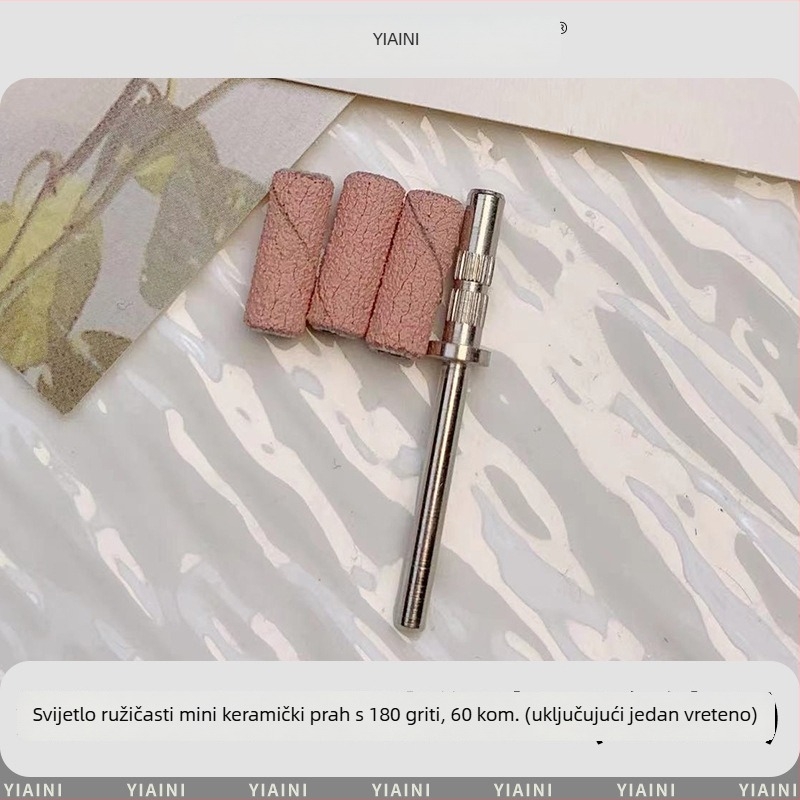 Mini alat za nokte za uklanjanje kožice i mrtve kože – izdržljiv pilnik za nokte s konstrukcijom od smole i nehrđajućeg čelika, za kućnu upotrebu