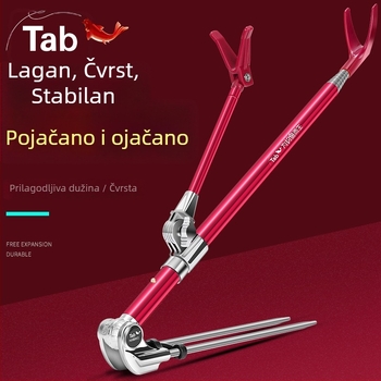 Držač ribolovačkog štapa od nehrđajućeg čelika s višestrukim okretom i sklopnim dizajnom