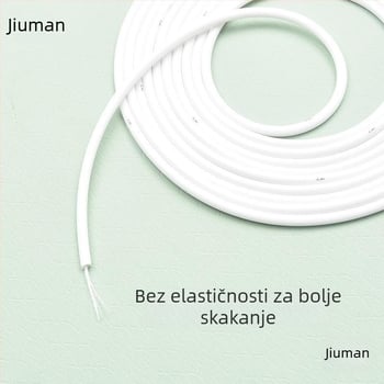 Skakačka užeta za fitness s krížnim uzorom, proširena verzija, niska elastičnost