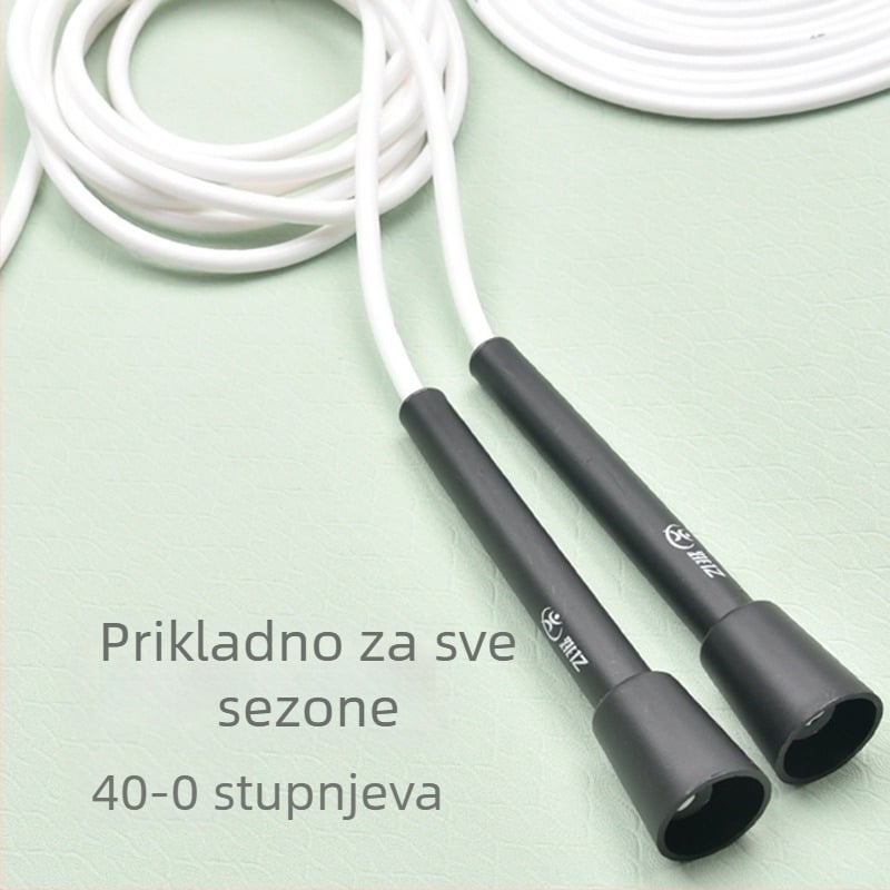 Skakačka užeta za fitness s krížnim uzorom, proširena verzija, niska elastičnost