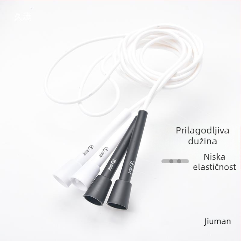 Skakačka užeta za fitness s krížnim uzorom, proširena verzija, niska elastičnost