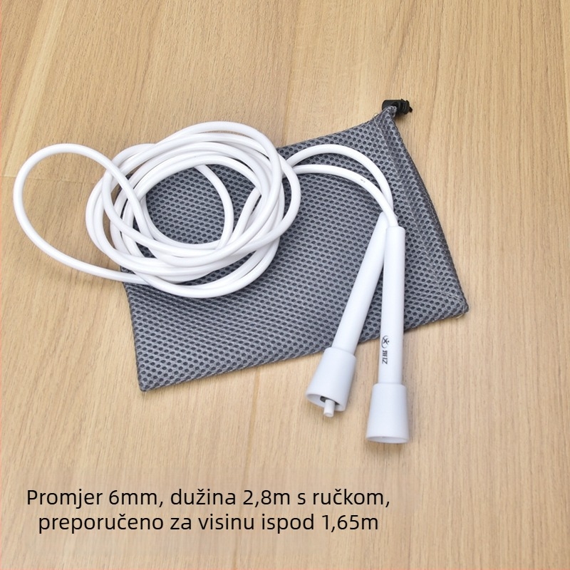 Skakačka užeta za fitness s krížnim uzorom, proširena verzija, niska elastičnost