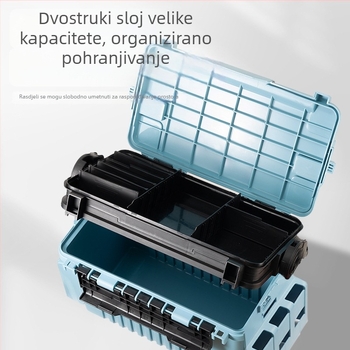 Kangzhen kutija za mamce za ribolov, PP materijal, 9-12 pretinaca