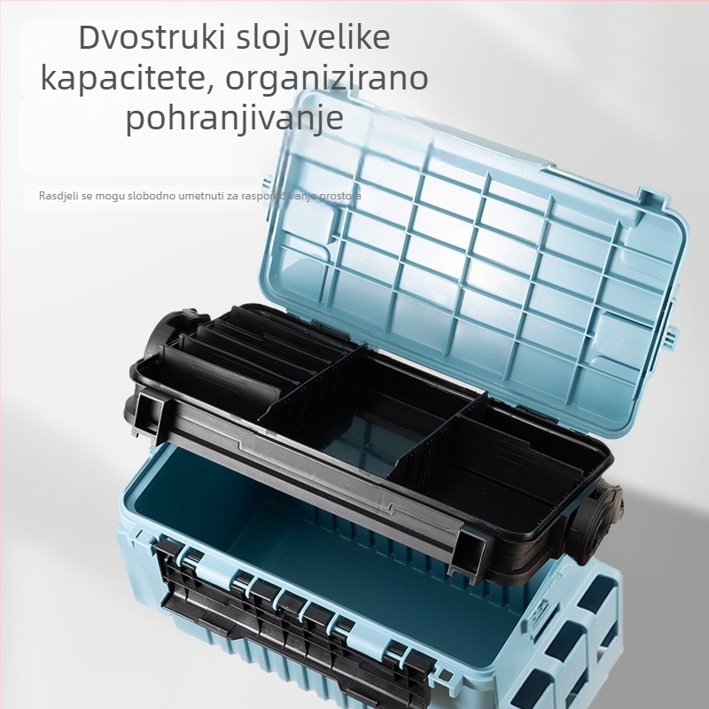 Kangzhen kutija za mamce za ribolov, PP materijal, 9-12 pretinaca