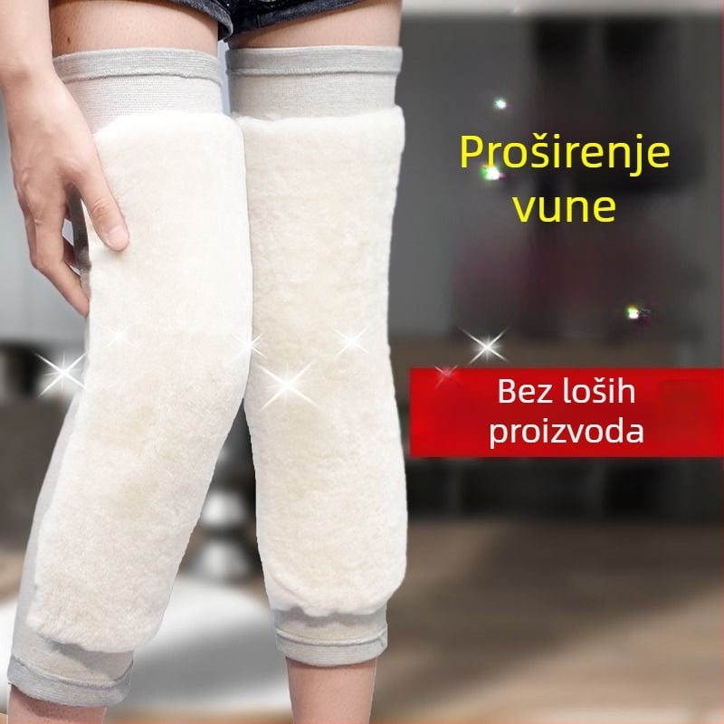 Dugački vuneni grijaci za koljena za odrasle, zimska vanjska vožnja biciklom