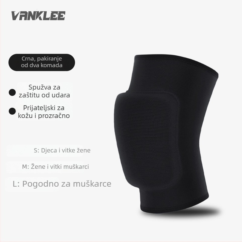 Koljena zaštita za ples i skejting – jastučić od spužve, poliester, 70 g, za ples, skejting i fitness