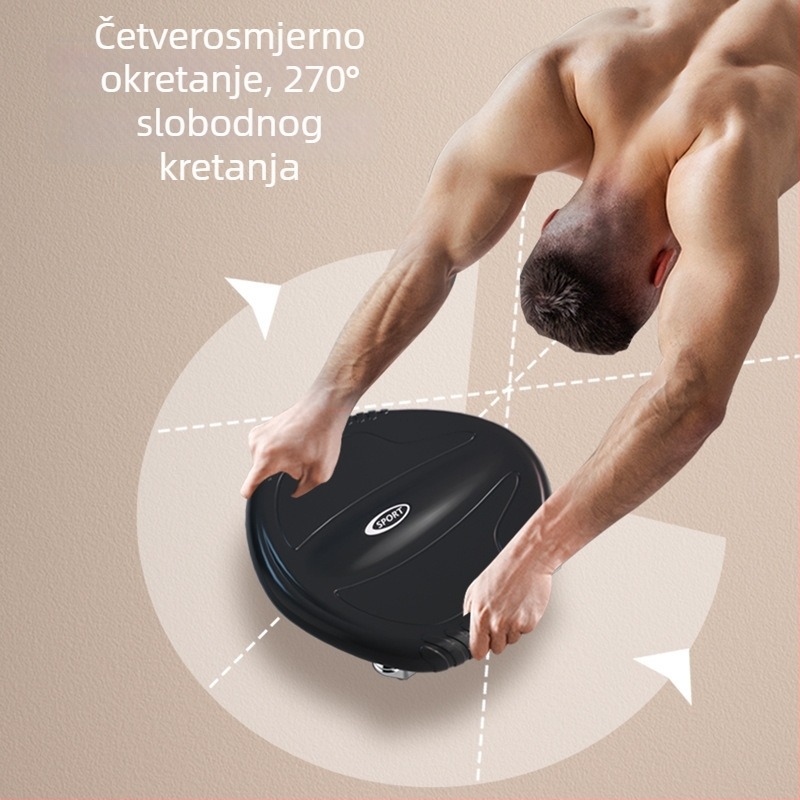 Trbušni disk s tihim kotačićem, višesmjerni klizni disk, Model JFP-B, Težina 0,6 kg