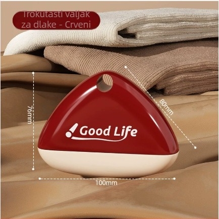 Višekratni valjak za uklanjanje dlaka kućnih ljubimaca, perivi i prenosivi, okrugla glava, ABS materijal, pogodan za male pse