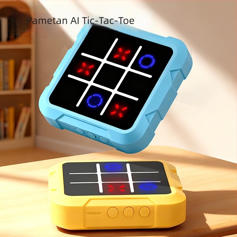 Sve-u-jednom elektronička ploča za igre s AI za Tic-Tac-Toe i Gomoku; plastična konstrukcija; za djecu 4–6 godina.