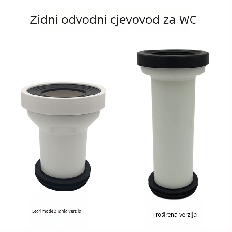 WC odvodna cijev, Fifanda, PP i gumeni materijal, spojna cijev, izdržljiv dizajn.