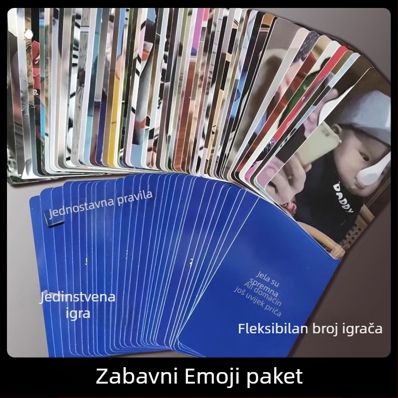 Emoji poker karte - zabavna društvena igra za razvoj emocija, od 14 godina