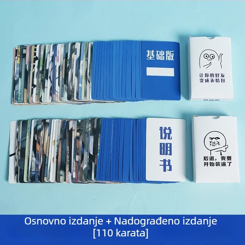 Emoji poker karte - zabavna društvena igra za razvoj emocija, od 14 godina