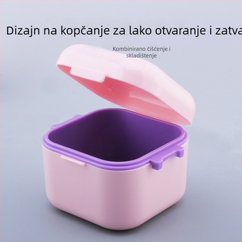 Kutija za sterilizaciju i skladištenje manikurnih freza, kutija za namakanje u alkoholu i kutija za čišćenje alata za nokte