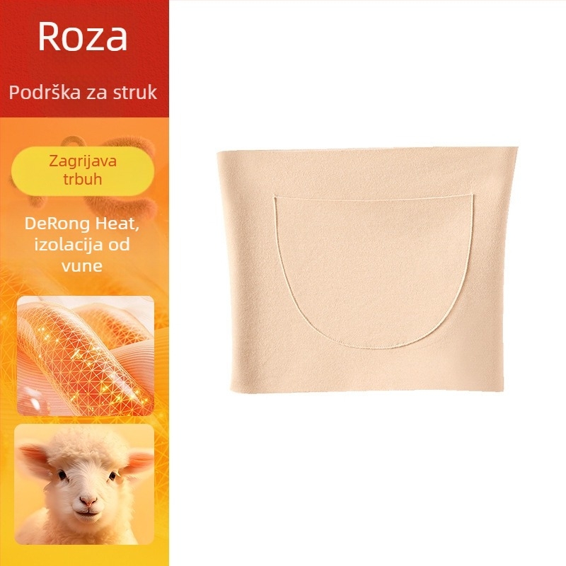 Grijani pojas za struk, poliestersko vlakno, za odrasle, zaštita struka, za trčanje i planinarenje