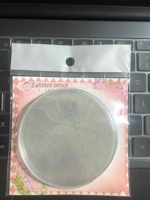 Prozirni PVC zaštitni pokrov za okrugle značke; toplinsko zavarivanje, bez logotipa, nosivost 600–650 g, za pohranu i izlaganje znački