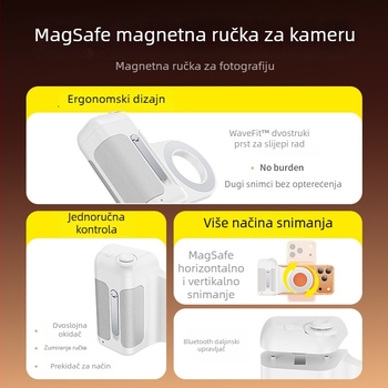 Shuotu aluminijski selfie štap s Bluetooth daljinskim upravljačem, univerzalni stil