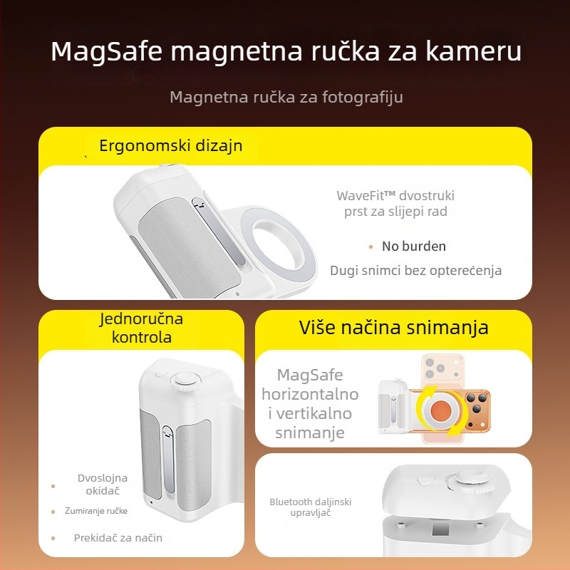 Shuotu aluminijski selfie štap s Bluetooth daljinskim upravljačem, univerzalni stil