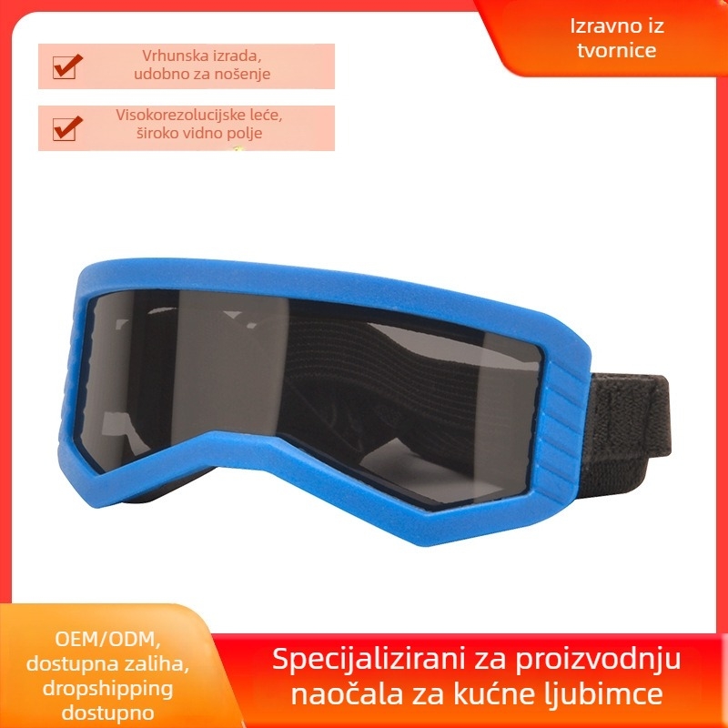An Luo Er TPU naočale za pse – zaštita očiju, vodootporne, otporne na habanje, model 3042