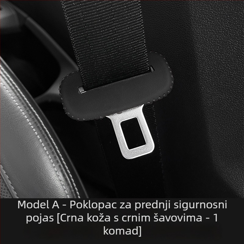 Net Fox zaštitni kapac sigurnosnog pojasa za Audi A4L A6L Q5L A7 Q3 A3L Q2L – Nappa antibakterijska koža, otisnuto logo, mogućnost prilagođavanja