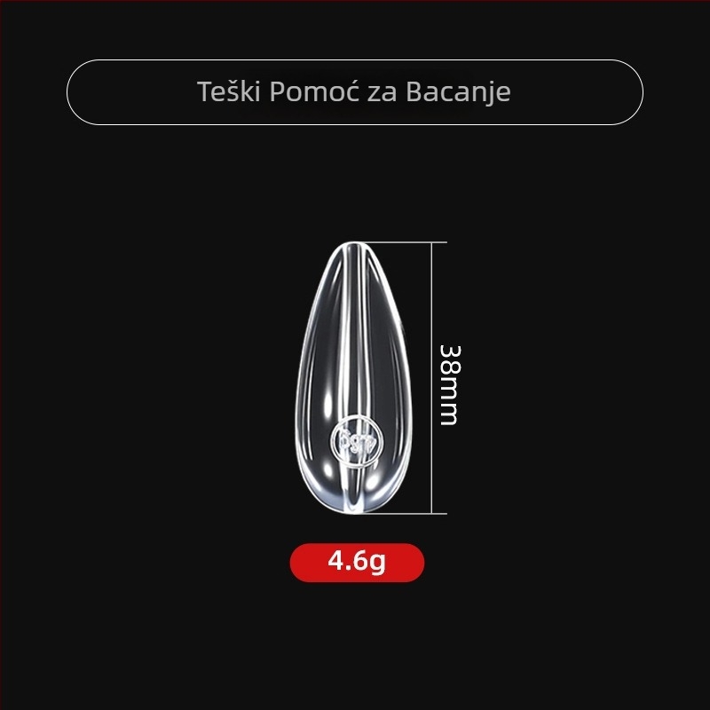 Pomoćni alat za duga bacanja s podvodno modificiranim skupom šiljaka, polako potapajući alat, plastični spojnik za ribarsku opremu