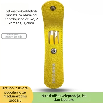 Woneng kliješte za obrve – set od 4 komada, nehrđajući čelik, šifra WN789