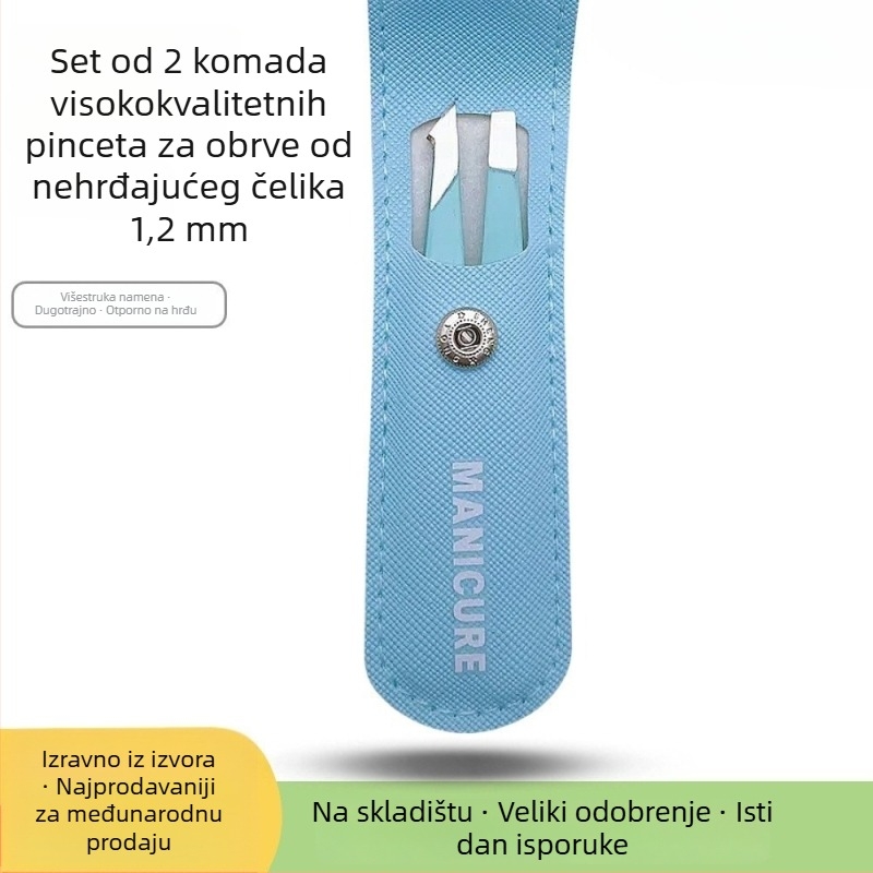 Woneng kliješte za obrve – set od 4 komada, nehrđajući čelik, šifra WN789