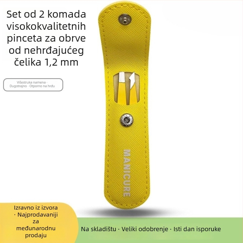 Woneng kliješte za obrve – set od 4 komada, nehrđajući čelik, šifra WN789