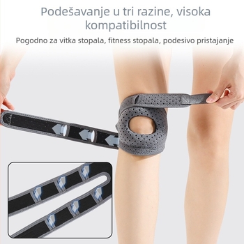 Vanjski štitnici za koljena za planinarenje i penjanje s trakom za patellu, za trčanje i biciklizam
