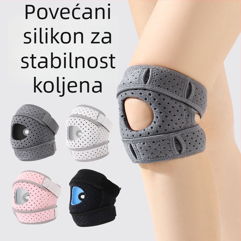 Vanjski štitnici za koljena za planinarenje i penjanje s trakom za patellu, za trčanje i biciklizam