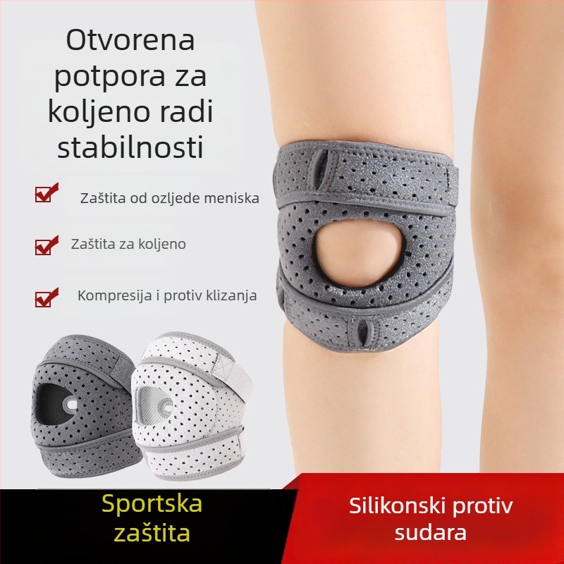 Vanjski štitnici za koljena za planinarenje i penjanje s trakom za patellu, za trčanje i biciklizam